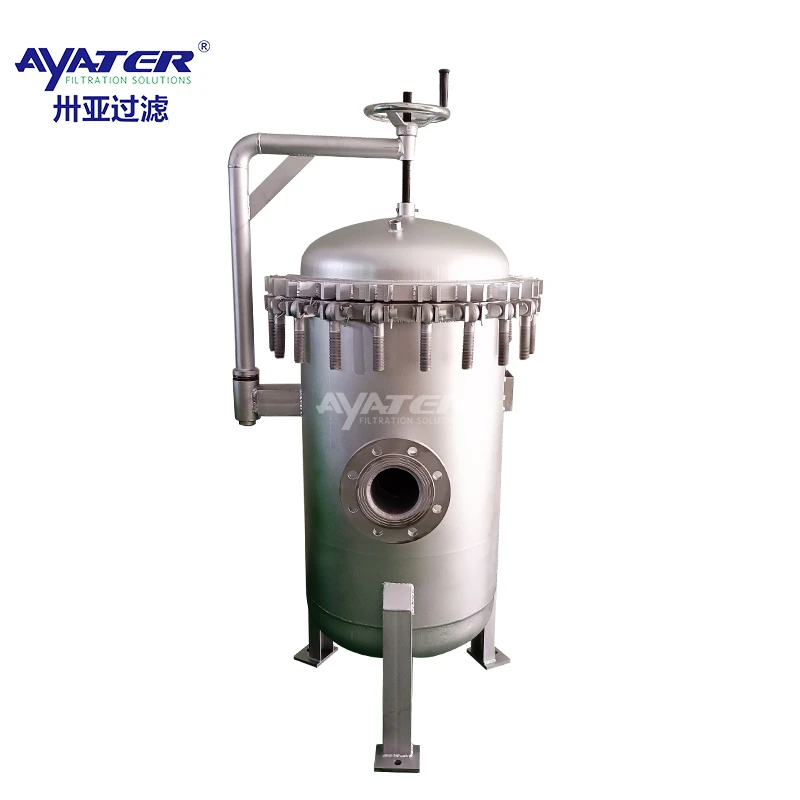 304 Stainless Steel 16 Bag Multi-Filter Housing