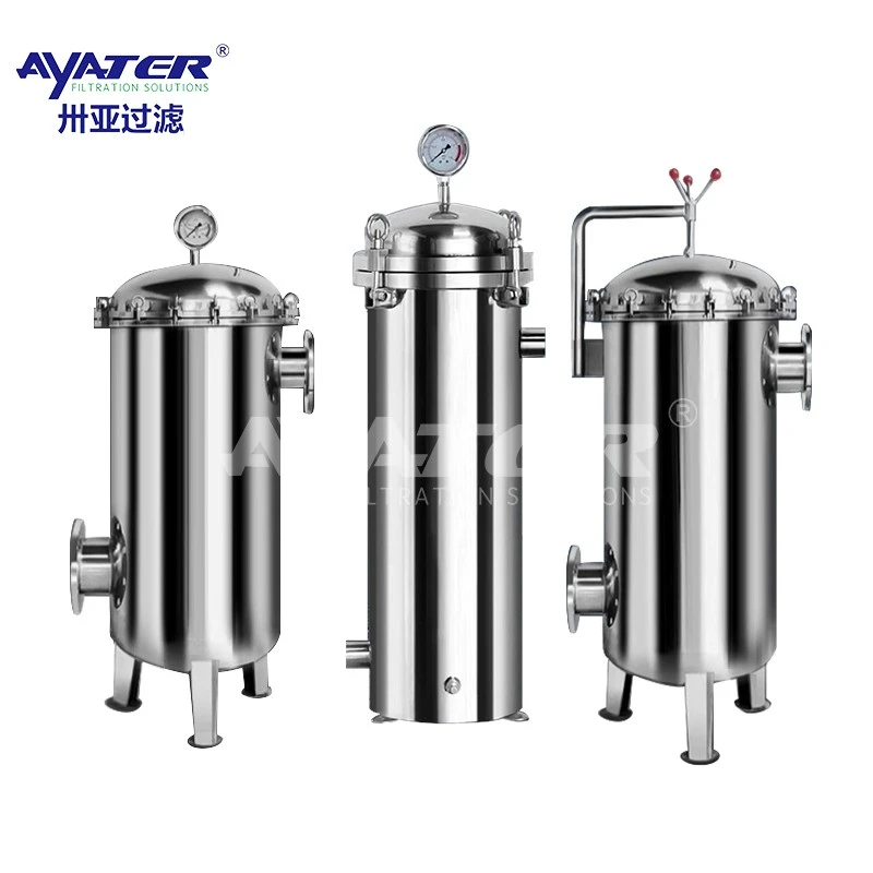 304 Stainless Steel 18 Bag Multi-Filter Housing factory