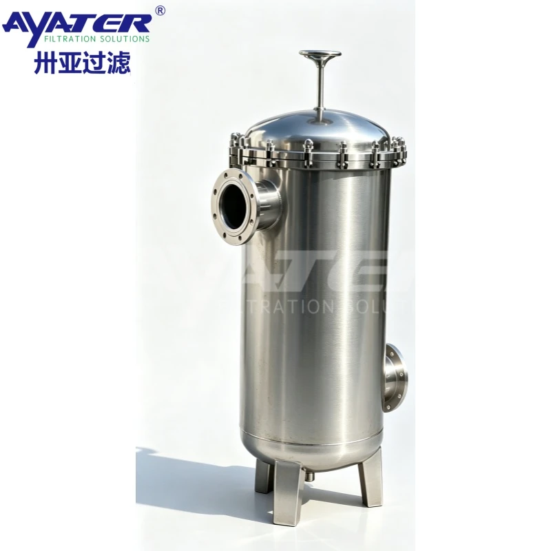 DN100 Stainless Steel Cartridge Filter Housing, Swing‑arm Opening